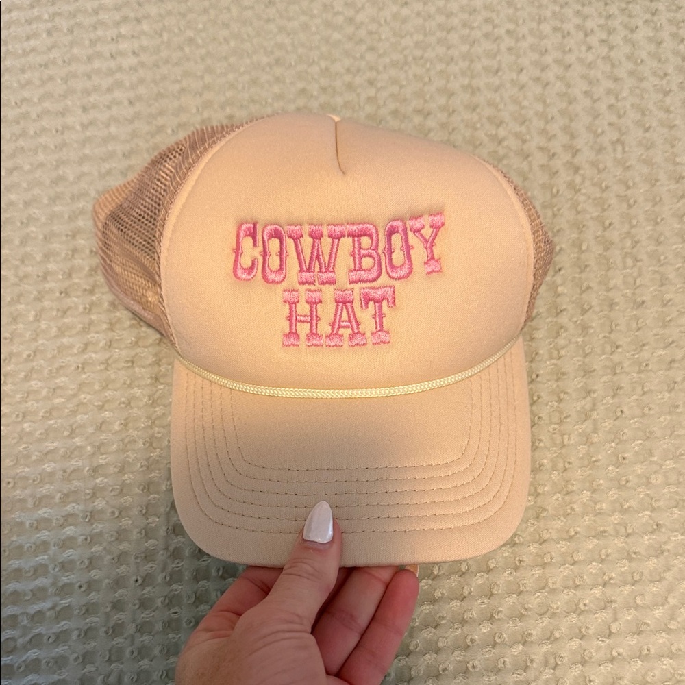 Cowboy Hat Trucker Cap